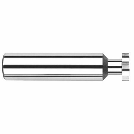 HARVEY TOOL 3/8 in. Cutter dia. x 0.1000 in. Width x 3/16 Neck CarbideSquare Deep Keyseat Cutter, 8 Flutes 71152